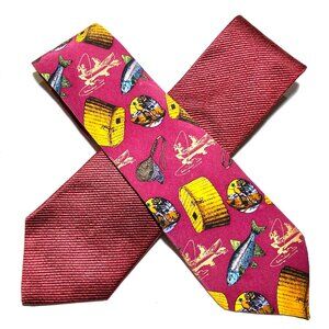 2 - 100% Silk Ties: Lillian Vernon and Tommy Hilfiger